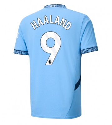 Manchester City Erling Haaland #9 Primera Equipación 2024-25 Manga Corta